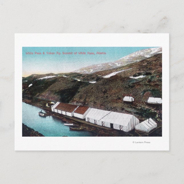 White Pass & Yukon Bahn Postkarte (Vorderseite)