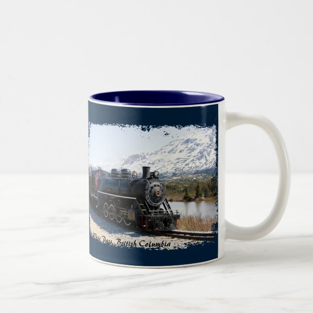 White Pass Zug in Snow Coffee Tasse (Rechts)