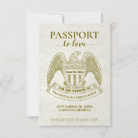 White Passport zur Liebe Spaß Hochzeit in Urlaubso