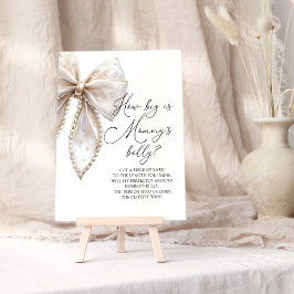 White Pearl Bow Wie groß ist Mommys Bly Game Poster