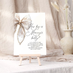 White Pearl Bow Wie groß ist Mommys Bly Game Poster