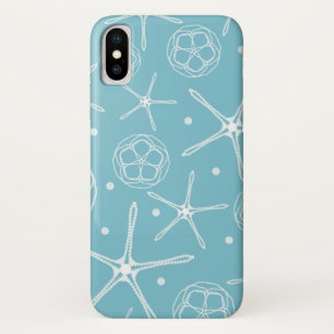 White Pearl Starfish Eleganter Classy Beach Case-Mate iPhone Hülle