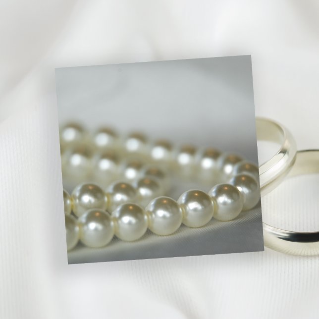 White Pearls Hochzeit Einladung (Von Creator hochgeladen)
