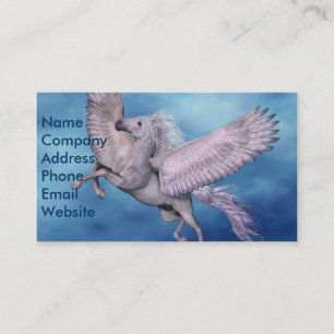 White Pegasus Business Card Visitenkarte