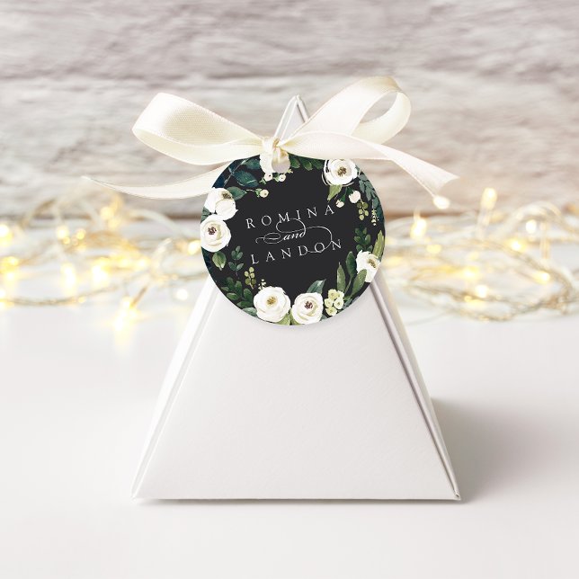 White Peony | Personalisierte Blumenzeremonie Geschenkanhänger (Von Creator hochgeladen)