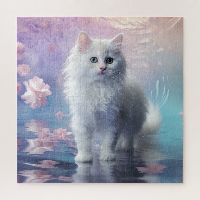 White Persian Kitten Puzzle (Vertikal)