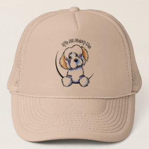 White Piebald Havanese IAAM Truckerkappe