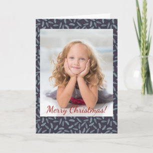 White Pine Boughs Feathers Berries Foto