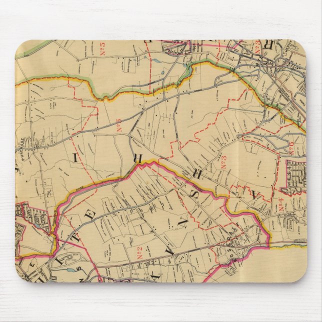 White Plains, Harrison, Rye, New York Mousepad (Vorne)
