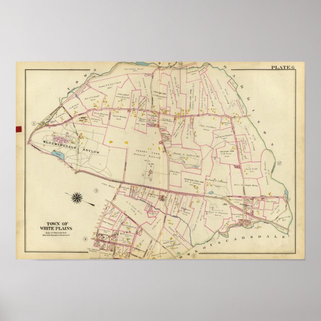 White Plains, New York Poster (Vorne)