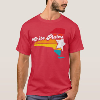 White Plains New York Vintag beängstigend Souvenir T-Shirt