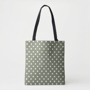 White Polka Dots