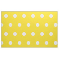 White Polka Dots an Schultagen gelb