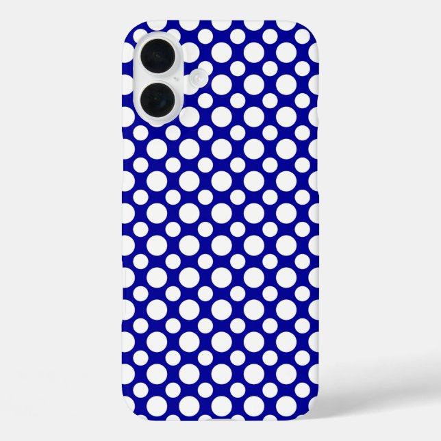 White Polka Dots Groß und Kleines iPhone 8/7 Fall Case-Mate iPhone Hülle (Rückseite)