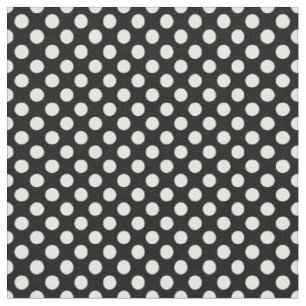 White Polka Dots Wählen Sie eine beliebige Hinte Stoff