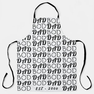 White Premium "VATER BOD" Y vaters Day Funky Fun Schürze