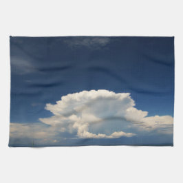 White Puffy Cloud Geschirrtuch