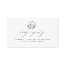 White Pumpkin and Blume Baby Registry