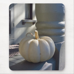 White Pumpkin auf dem Rail - Martha's Vineyard Mousepad