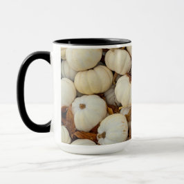 White Pumpkin Combo Mug Tasse