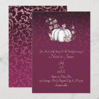 White Pumpkin Raspberry Rose Goldene Hochzeit