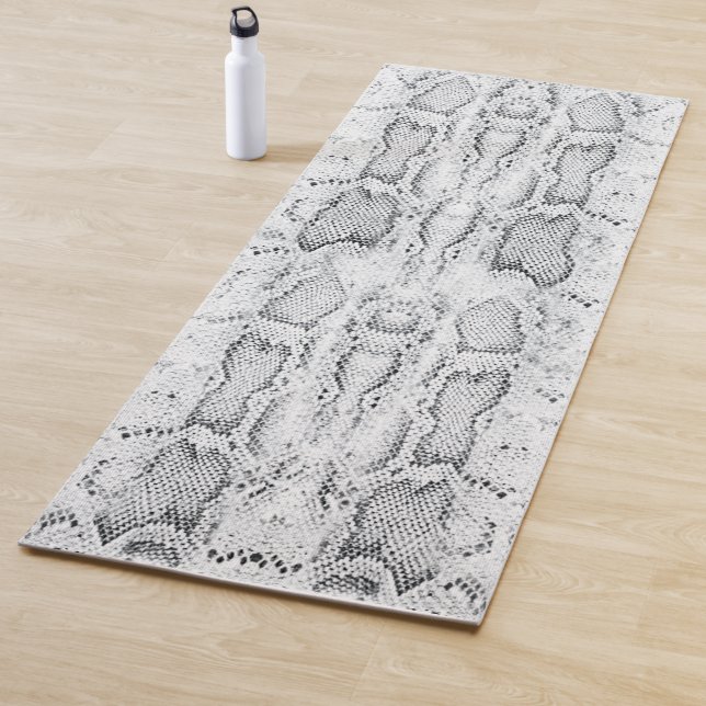 White Python Schlange Haut Print Yoga Mat Yogamatte (Beispiel)