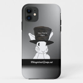 White Rabbit Name Top Hat iPhone 5 Fall Case-Mate iPhone Hülle