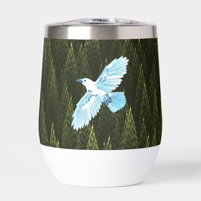 White Raven on Fraktal Conifers (Vorderseite)