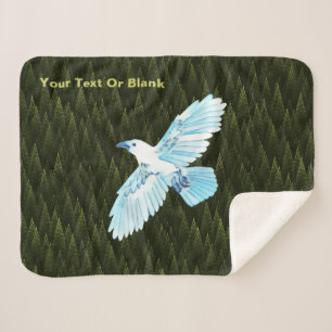 White Raven on Fraktal Conifers Sherpadecke