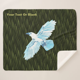 White Raven on Fraktal Conifers Sherpadecke