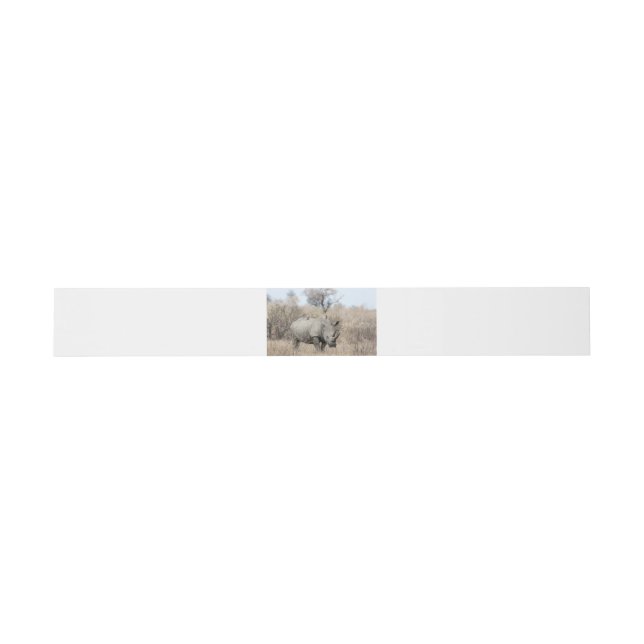 White Rhino Einladungsbanderole (Flach)