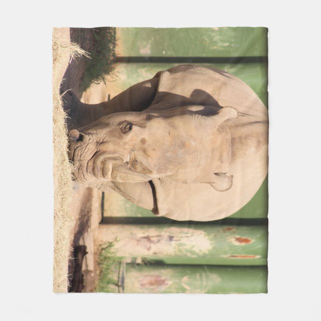 White Rhino Fleecedecke (Vorderseite)