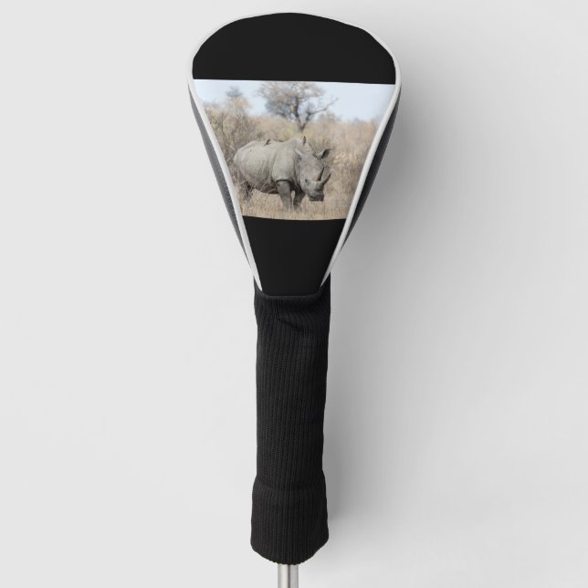 White Rhino Golf Headcover (Vorderseite)