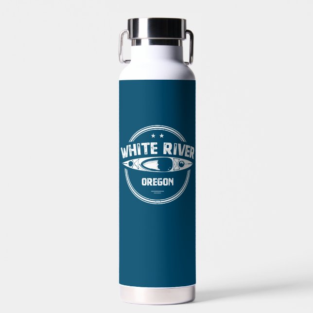 White River Oregon Kayak Trinkflasche (Vorne)