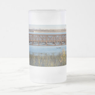 White Rock Park Bridge Mattierte Tasse