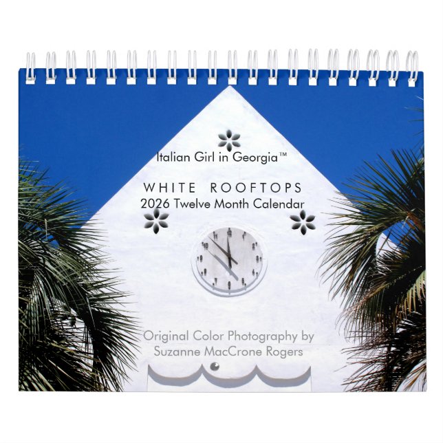 White Rooftops - 2026 Twelve Month Calendar Kalender (Titelbild)