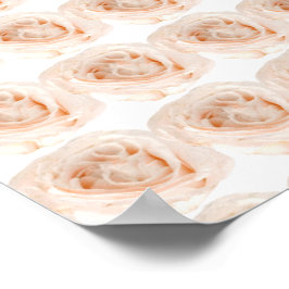 White Rose Blume Poster