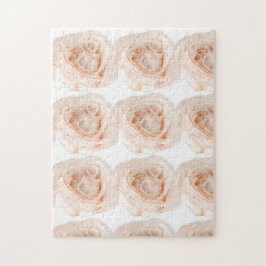 White Rose Blume Puzzle