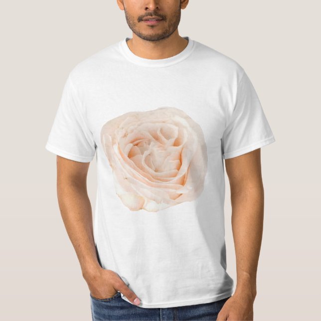 White Rose Blume T-Shirt (Vorderseite)