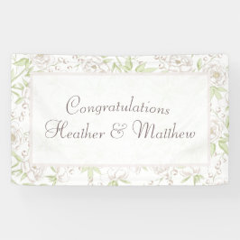 White Rose Classic Hochzeit Banner