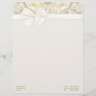 White Rose Elegance 2 - Anpassen Briefkopf
