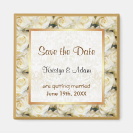 White Rose Elegance Magnet