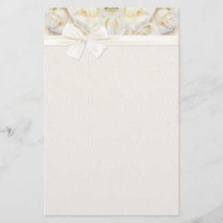 White Rose Elegante 2 Briefpapier