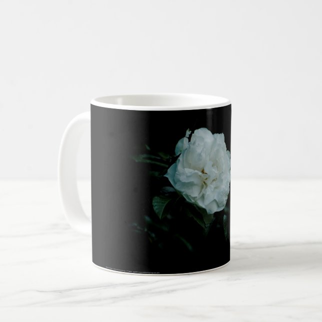 White Rose Kaffeetasse (Vorderseite Links)