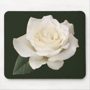 White Rose Mousepad