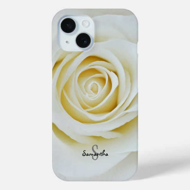 White Rose Phone case (Rückseite)