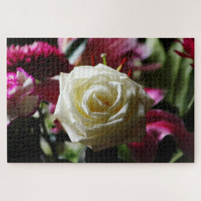 White Rose Puzzle (Horizontal)