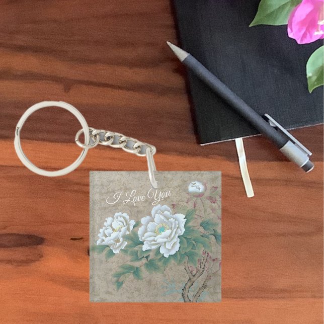 White Rose Schlüsselanhänger (Von Creator hochgeladen)