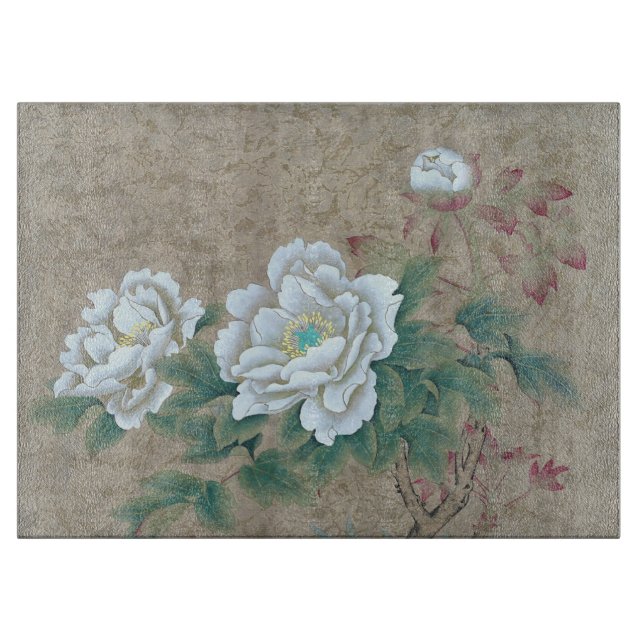 White Rose Schneidebrett (Vorderseite)