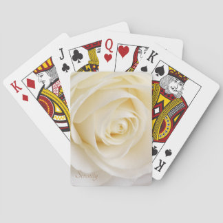 White Rose Serenity Spielkarten